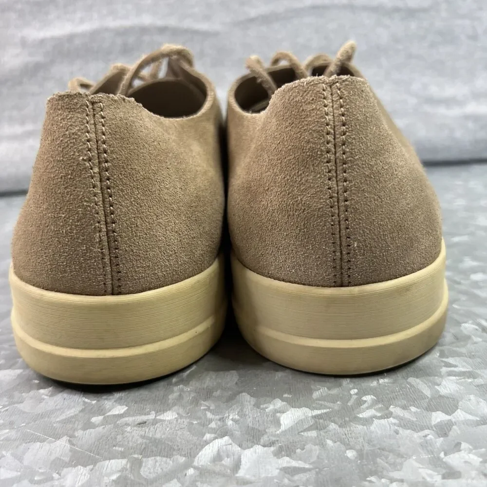 Vince Men's Copeland Suede Sneaker Beige 10 Casual Minimalist Quiet Luxury